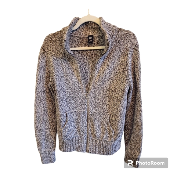 GAP Front Zipper Cardigan with Pockets - Picture 4 of 8